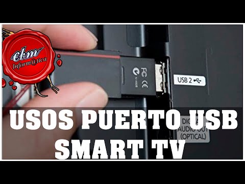 TODOS LOS USOS DE LOS PUERTOS USB DE UNA SMART TV 
