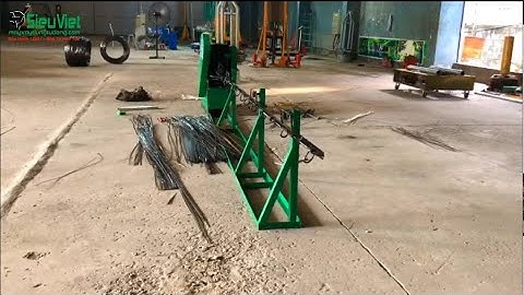 Máy duỗi cắt tự động GT2 5 cơ, bàn giao tại xưởng cửa khách tại Đồng Nai