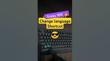 Change language Shortcut | Windows tricks #asmr #computer #typing #tricks #gaming #windows #laptop
