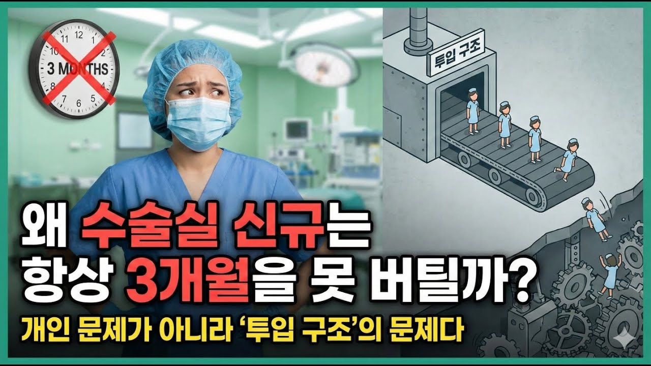 수술실 신규, 왜 항상 3개월을 못 버틸까? | HeadNurse 수쌤