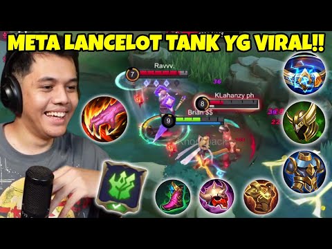 Nyobain Meta Lancelot Tank Yang Lagi Viral!! Asli Gak Mati-mati!! - Mobile Legends