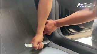 360° Aviation Soft Full Wrap Leather Floor Mat for Tesla Model S/X (5-7 Seats), All-Weather. screenshot 4