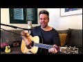 Purple rain prince acoustic cover tabs  tutorial
