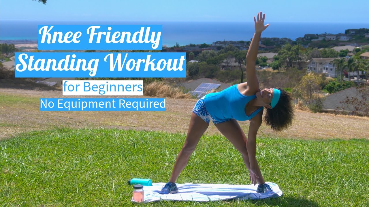 Knee Friendly Standing Workout for Beginners No Equipment Required