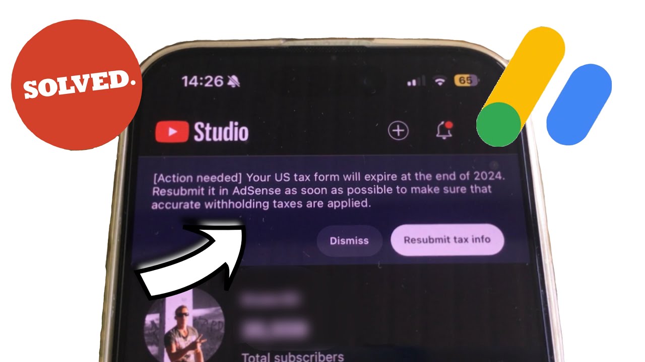 How To Fulfill Expire Tax Info For Adsense 2024