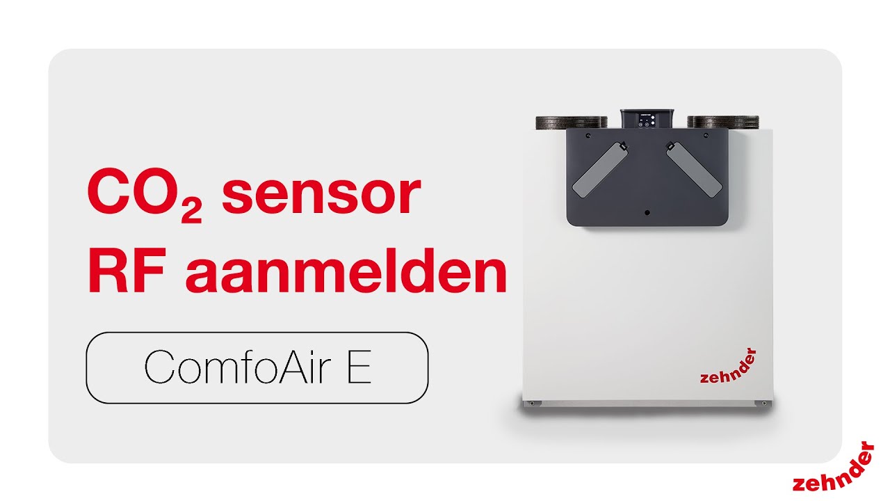 ComfoAir E | CO2 sensor RF aanmelden | Zehnder Group Nederland