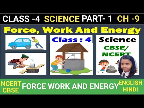 science 4 class chapter 9 | Force,Work and Energy | cbse science 4th ...