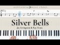 Silver bells  jay livingston  ray evans  piano tutorial easy  with music sheet  jcms
