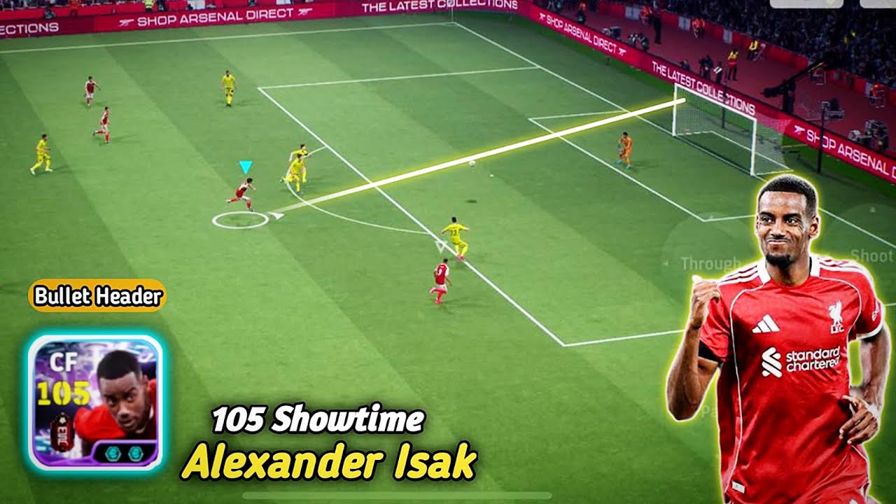 105 Booster Showtime Александр Исак — монстр ☠️ | Bullet Header Исак Efootball 2026 Mobile