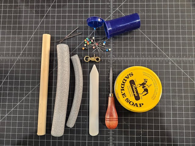 Basic Tools needed for Braiding and Knotting with leather Video 1