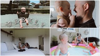 Hanging with friends and Dada comes home from 2 weeks of training!! | VLOG