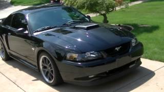 Procharged 2003 Mach 1 Mustang start-up and walkaround