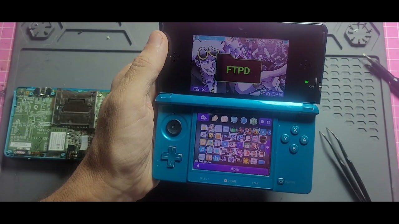 Nintendo 3ds, acende o led azul e desliga após 3 segundos. - YouTube
