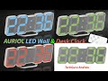 Ref:vx6J0j2QSEk Auriol led wall &amp; desk clock review