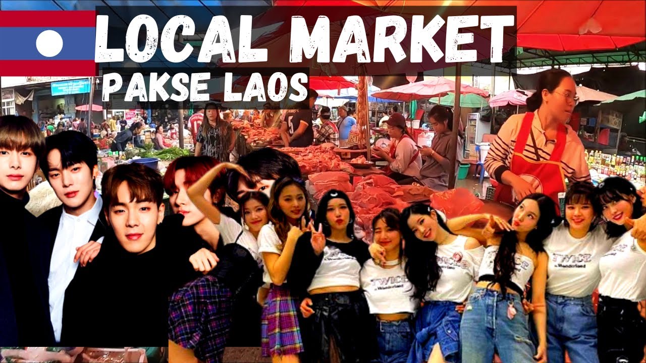 Pakse city/ local market in Laos, how is it is look like? Look like arunaclal local market