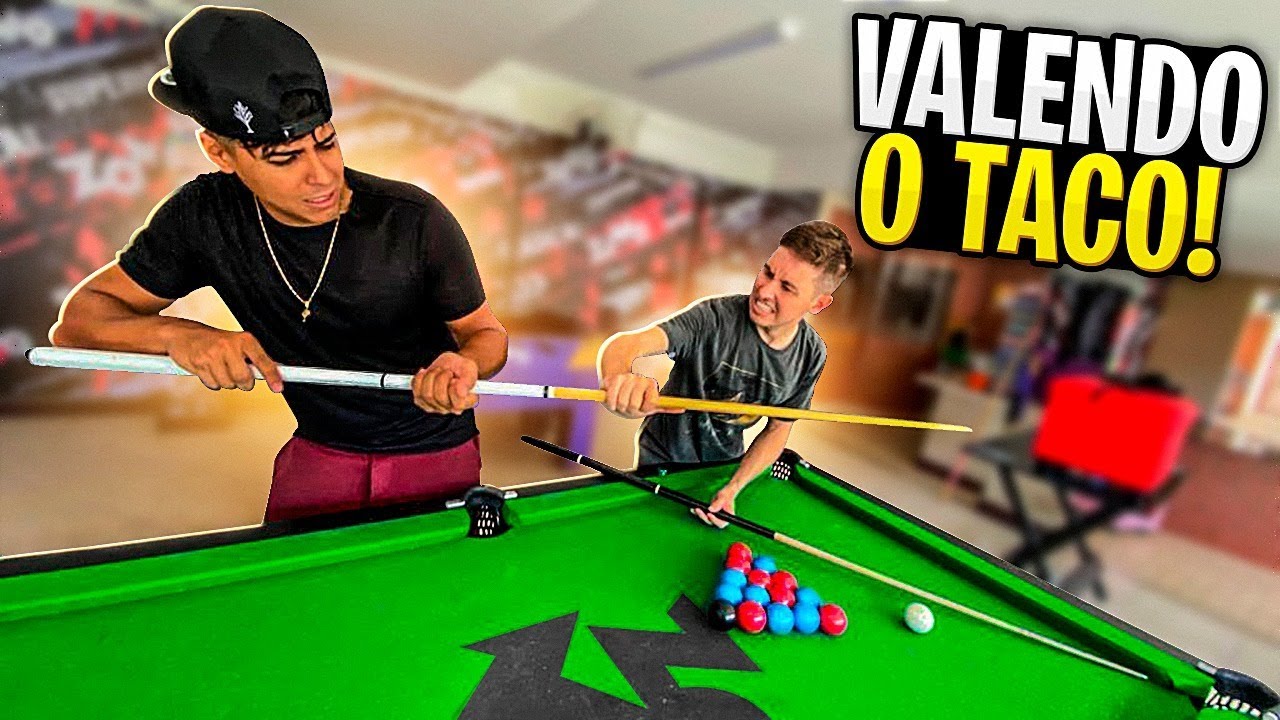 ELE ME DESAFIOU NA SINUCA VALENDO O TACO PROFISSIONAL