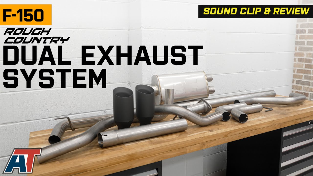 2015-2020 2.7L EcoBoost F-150 Rough Country Dual Exhaust System Review & Sound Clip