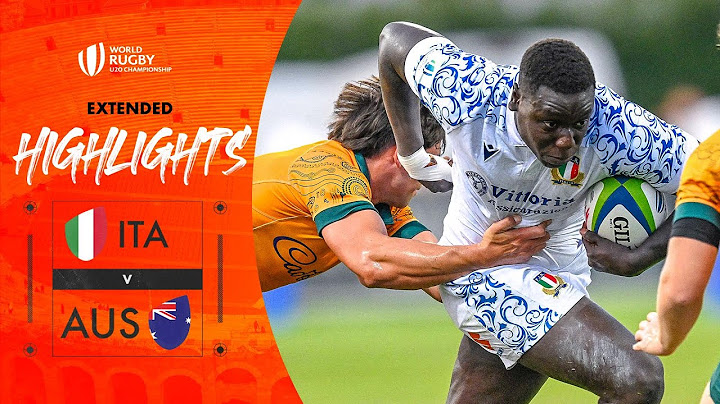 Australia DOMINATE 🫣 | Italy v Australia | World Rugby U20 Championship | Extended Highlights