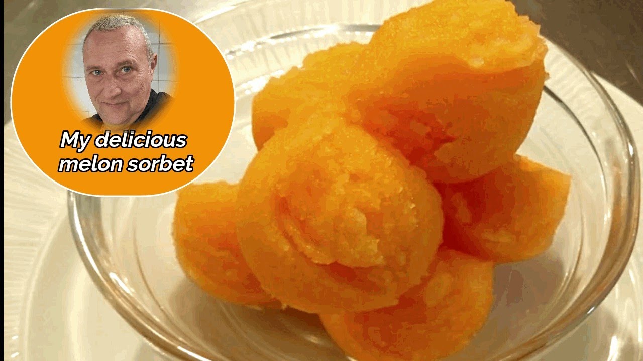 Melon sorbet recipe, it's so easy YouTube