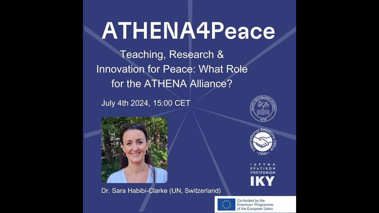 Teaching, Research and Innovation for Peace What the role of HE networks