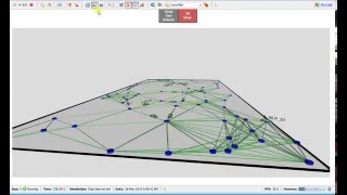 Simulator of a Network With Capacity
