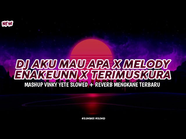 DJ AKU MAU APA X MELODY ENAKEUNN X TERIMUSKURA MASHUP VINKY YETE SLOWED + REVERB MENGKANE TERBARU class=