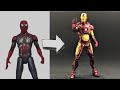 TRANSFORMANDO HOMEM ARANHA DE CAMELÔ NO HOMEM DE FERRO - TOY MAKEOVER