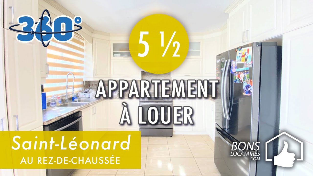 Appartement à louer / Visite virtuelle/ Apartment Tour / SaintLéonard 5 ½