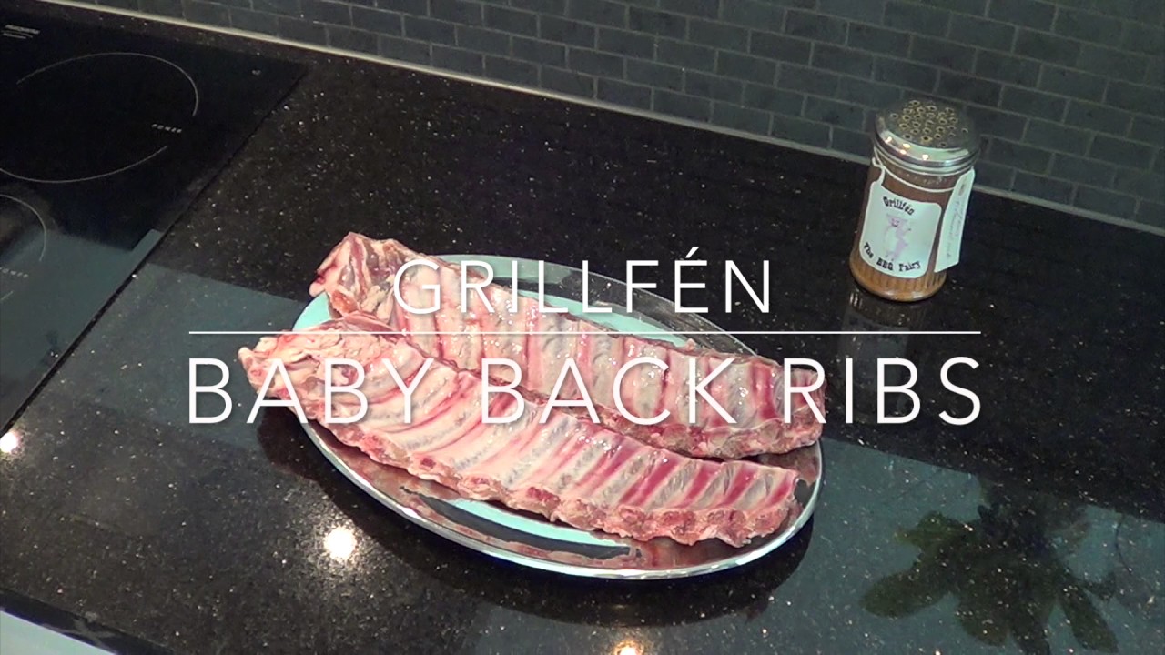 Baby back ribs på din kamado eller grill YouTube