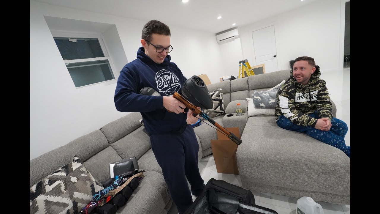 SUPRISING OUR FRIEND WITH PAINTBALL GEAR