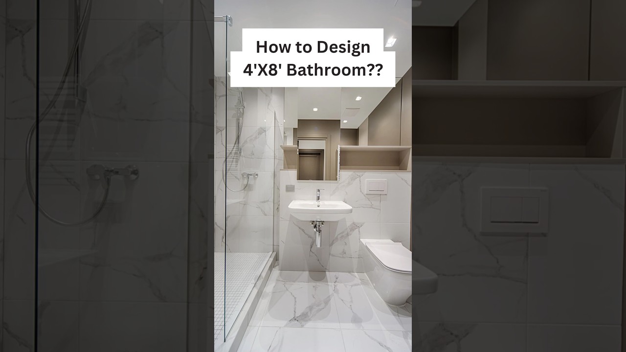 How to design 4x8 bathroom design 