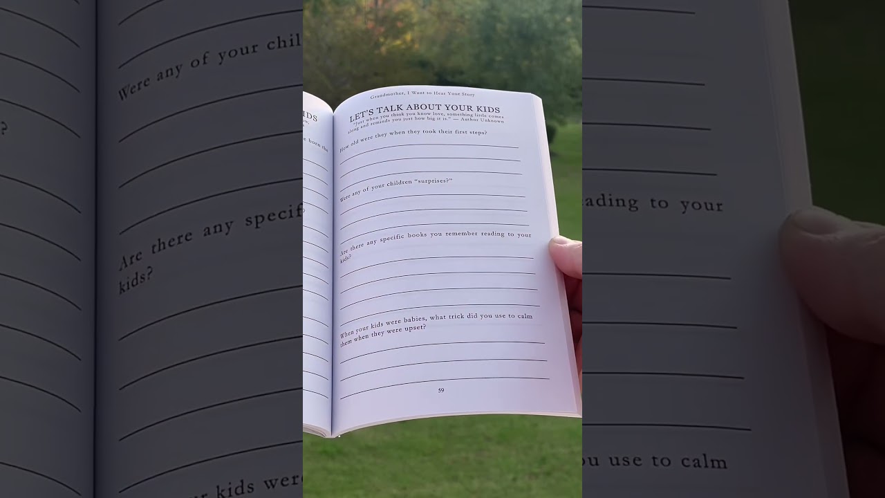 Capture Family Memories with a Special Journal 