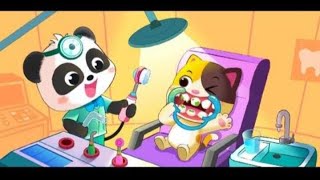 Baby panda dental care | gameplay fixing damage teeth and clean it!. screenshot 5