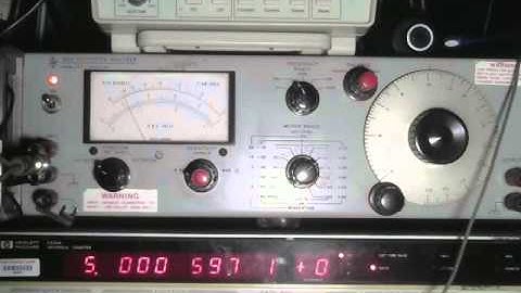 Response Time HP 5335A vs Victor VC3165