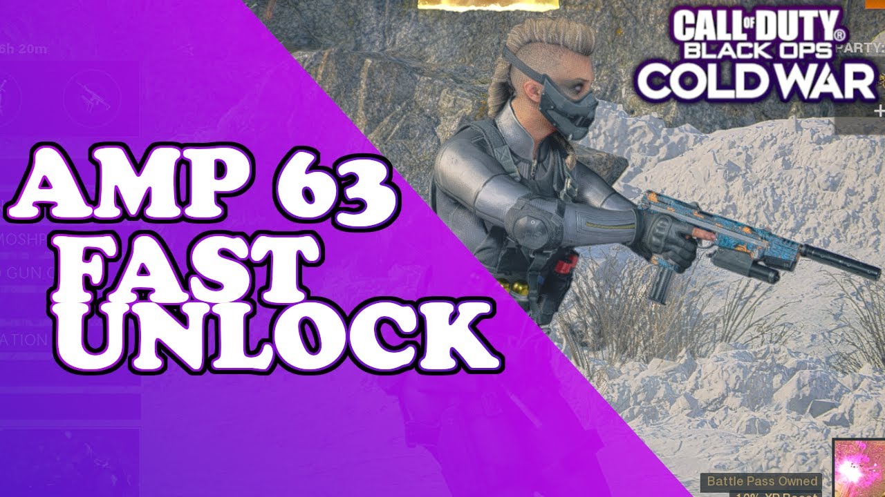 How To Unlock The AMP 63 Fast | Best Free Way to Unlock the AMP 63 in Cold War