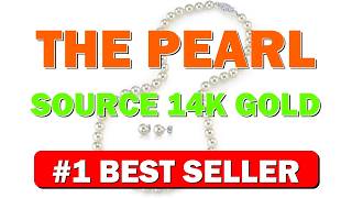 The Pearl Source 14K Gold 7.5 8.0mm Round White Akoya Cultured Pearl Necklace - B007PFVTDA The Pearl Source 14K Gold 7.5 8.0mm Round White Akoya Cultured Pearl Necklace - B007PFVTDA