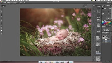 Newborn Photoshop editing tutorial - KCC Actions