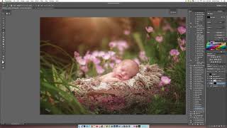 Newborn Photoshop editing tutorial - KCC Actions