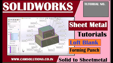 Solidworks 2020 Sheet Metal Hindi Tutorials | #Solidworks #Sheetmetal