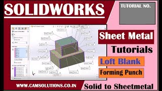 Solidworks 2020 Sheet Metal Hindi Tutorials | #Solidworks #Sheetmetal