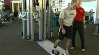 Performance Trainer - 3 - Linear and Lateral Slide Board Squat
