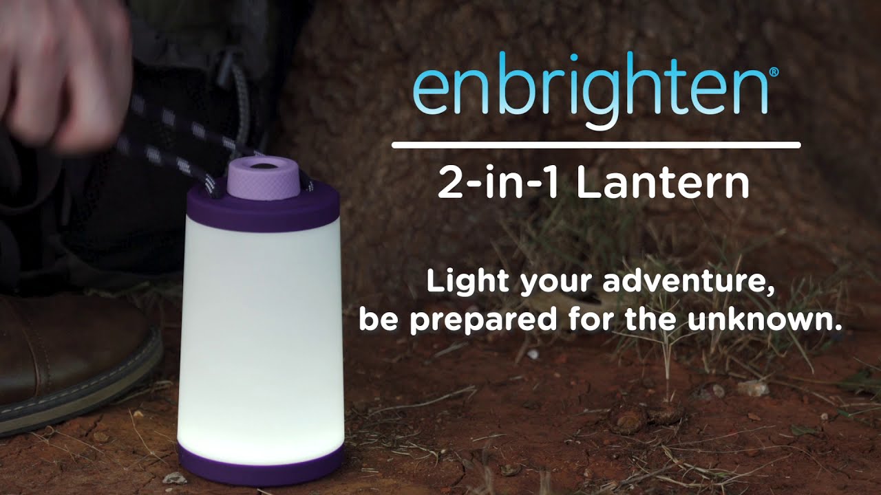 Enbrighten Color Changing LED Pop-up Lantern, Pink/Teal