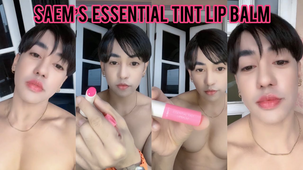 SAEM’s Essential Tint KOREAN Lip Balm FOR MEN | Keiji Matsumoto