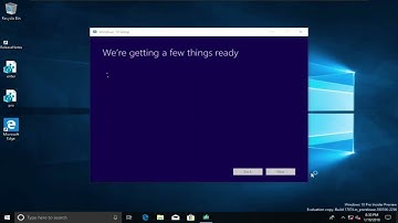 Installing Windows 10 build 17083