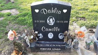 Faces in death--North tulare public  cemetery--Tulare,California