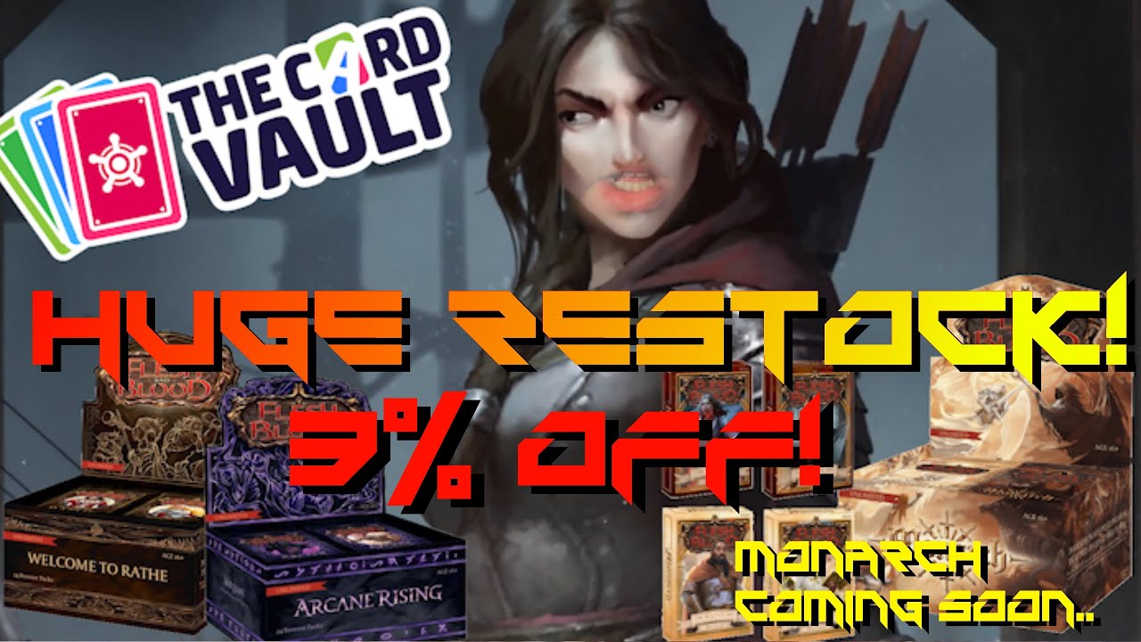 THE CARD VAULT RESTOCK!!