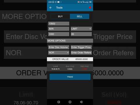 How to use BMA CAPITAL Trading App. Buy, Sell and Stop Loss Option.