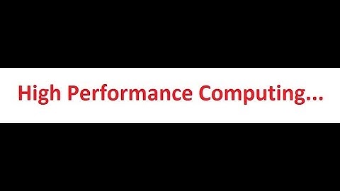 High performance compute cluster.
