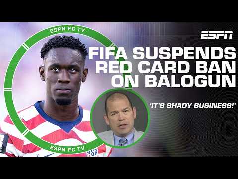 'SHADY BUSINESS!' - Alejandro Moreno on FIFA allowing Balogun to play vs. Belgium | ESPN FC