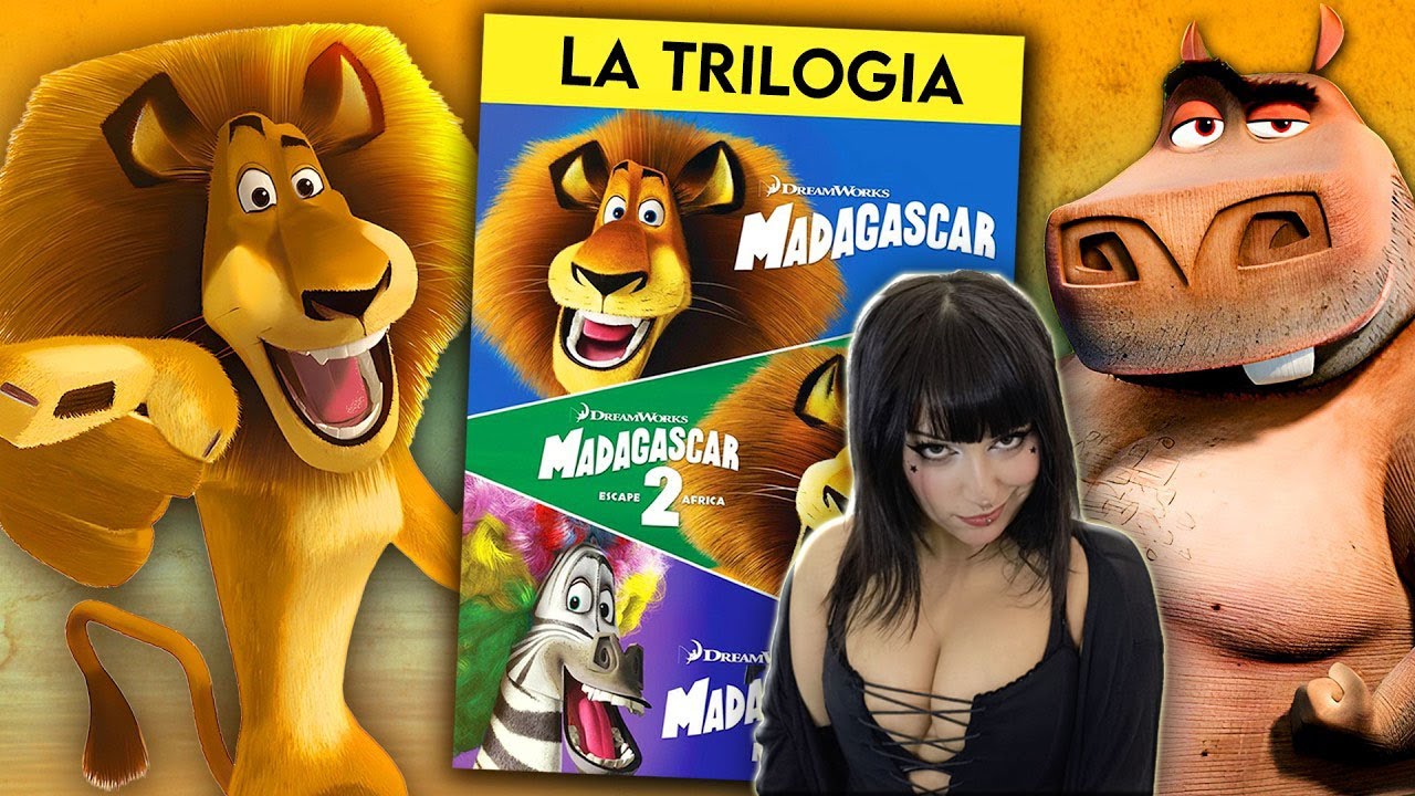 ¡La TRILOGÍA de Madagascar era DEMASIADO RANDOM! | reacción a NOSTALFAN